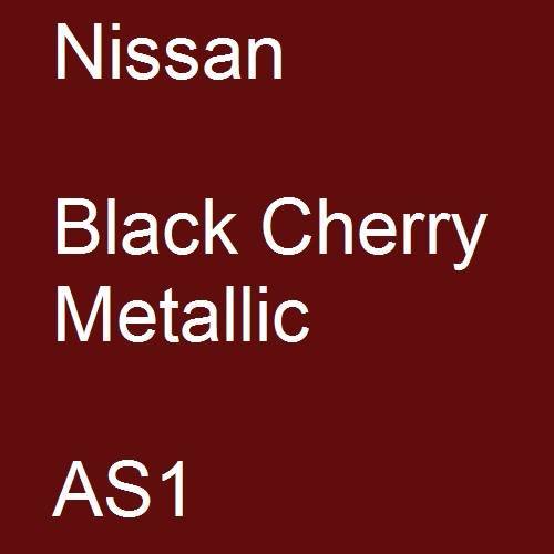 Nissan, Black Cherry Metallic, AS1.